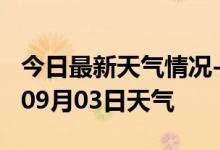 今日最新天气情况-东营天气预报东营2024年09月03日天气