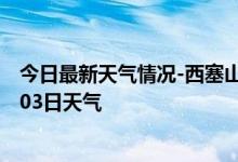 今日最新天气情况-西塞山天气预报黄石西塞山2024年09月03日天气