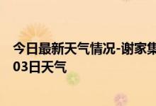 今日最新天气情况-谢家集天气预报淮南谢家集2024年09月03日天气