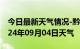 今日最新天气情况-黔西天气预报毕节黔西2024年09月04日天气