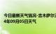 今日最新天气情况-吉木萨尔天气预报昌吉回族吉木萨尔2024年09月05日天气