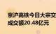 京沪高铁今日大宗交易平价成交3.81亿股，成交额20.48亿元