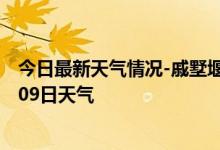 今日最新天气情况-戚墅堰天气预报常州戚墅堰2024年09月09日天气