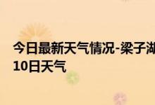 今日最新天气情况-梁子湖天气预报鄂州梁子湖2024年09月10日天气