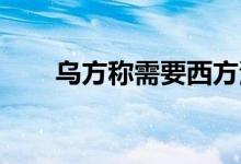 乌方称需要西方潜艇以增强海军实力