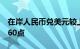 在岸人民币兑美元较上一交易日夜盘收盘涨160点