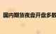 国内期货夜盘开盘多数上涨，沪金涨0.26%