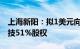 上海新阳：拟1美元向鹿野实业转让海斯高科技51%股权