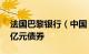 法国巴黎银行（中国）有限公司发行规模20亿元债券