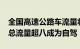 全国高速公路车流量将超6500万辆次，出行总流量超八成为自驾