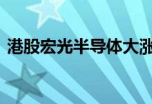 港股宏光半导体大涨150%，报1.04港元/股