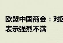 欧盟中国商会：对欧盟推进贸易保护主义措施表示强烈不满