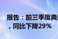 报告：前三季度典型房企融资总量3507亿元，同比下降29%