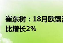 崔东树：18月欧盟汽车销量达到811万台，同比增长2%