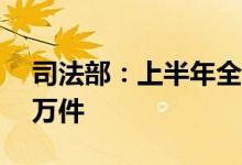 司法部：上半年全国新收行政复议案件逾29万件