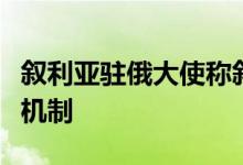 叙利亚驻俄大使称叙已申请加入金砖国家合作机制