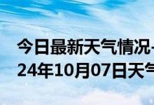 今日最新天气情况-西吉天气预报固原西吉2024年10月07日天气