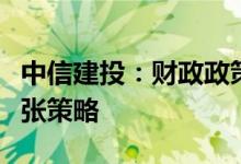 中信建投：财政政策方面预计将采取渐进式扩张策略