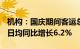 机构：国庆期间客运总量预计达11.5万班次，日均同比增长6.2%