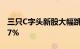 三只C字头新股大幅跳水，C长联4分钟跌近47%