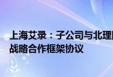 上海艾录：子公司与北理同创签订聚氨酯复合材料边框产品战略合作框架协议