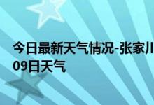 今日最新天气情况-张家川天气预报天水张家川2024年10月09日天气