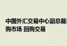 中国外汇交易中心副总裁崔嵬：加快推出境外机构的债券回购市场 回购交易