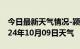 今日最新天气情况-颍东天气预报阜阳颍东2024年10月09日天气