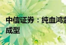 中信证券：纯血鸿蒙正式公测，软件生态加速成型