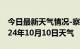 今日最新天气情况-察雅天气预报昌都察雅2024年10月10日天气