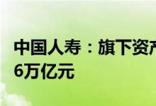 中国人寿：旗下资产公司合并管理资产规模超6万亿元