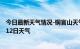 今日最新天气情况-铜官山天气预报铜陵铜官山2024年10月12日天气