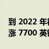 到 2022 年福特野马 Mach-E 的价格平均上涨 7700 英镑