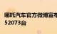 哪吒汽车官方微博宣布2022年实现全系交付152073台